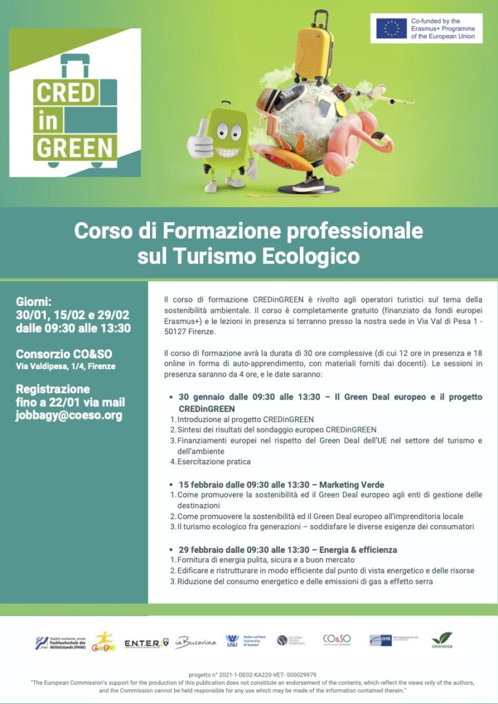 programma corso credingreen