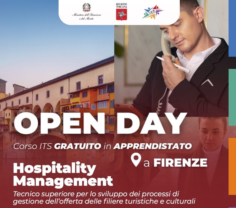 OPEN DAY Corso ITS Hospitality Management a Firenze
