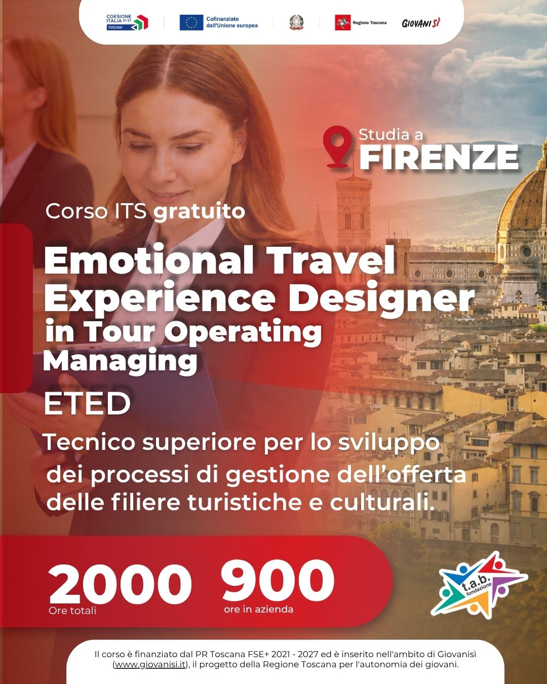 Corso ITS ETED - Emotional Travel Experience Designer in Tour Operating Managing